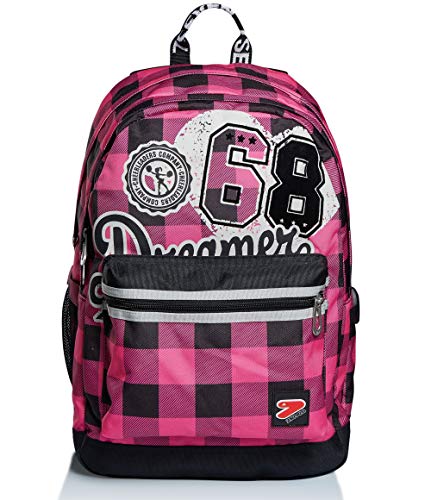 Seven Zaino Pro XXL The Double - College Girl - 30 LT - Scuola & Tempo Libero